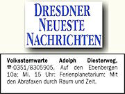 Dresdner Neueste Nachrichten 30.10.2013