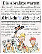 Märkische Allgemeine 23.11.2013