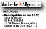 Märkische Allgemeine 30.10.2014