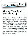Neues Deutschland 5.12.20098