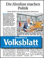 Spandauer Volksblatt 3.9.2014