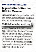 Mitteldeutsche Zeitung 6.11.2012