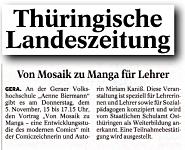 Thüringische Landeszeitung 4.11.2015